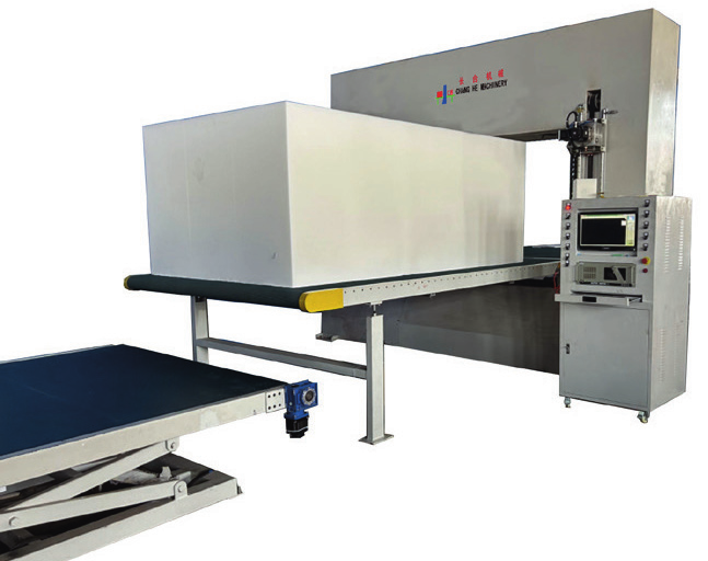 CH-CNC041 数控垂直（带刀）、水平（振刀）切割机